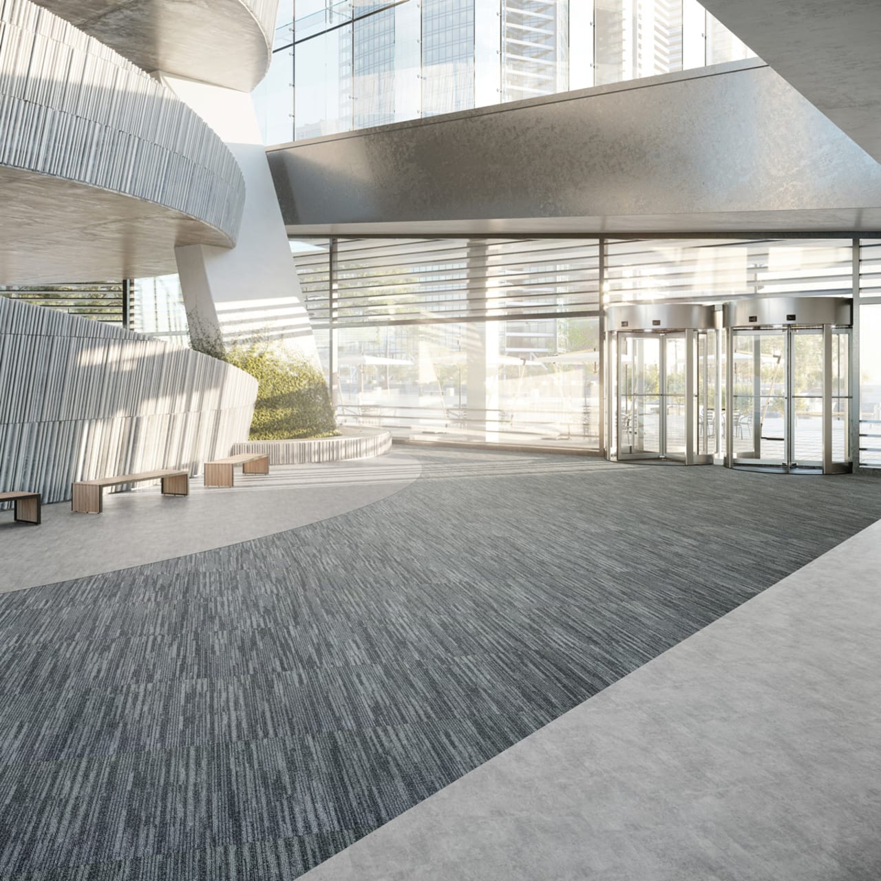Inertia Static | EEIN034365 | Commercial Entrance Matting from Amtico